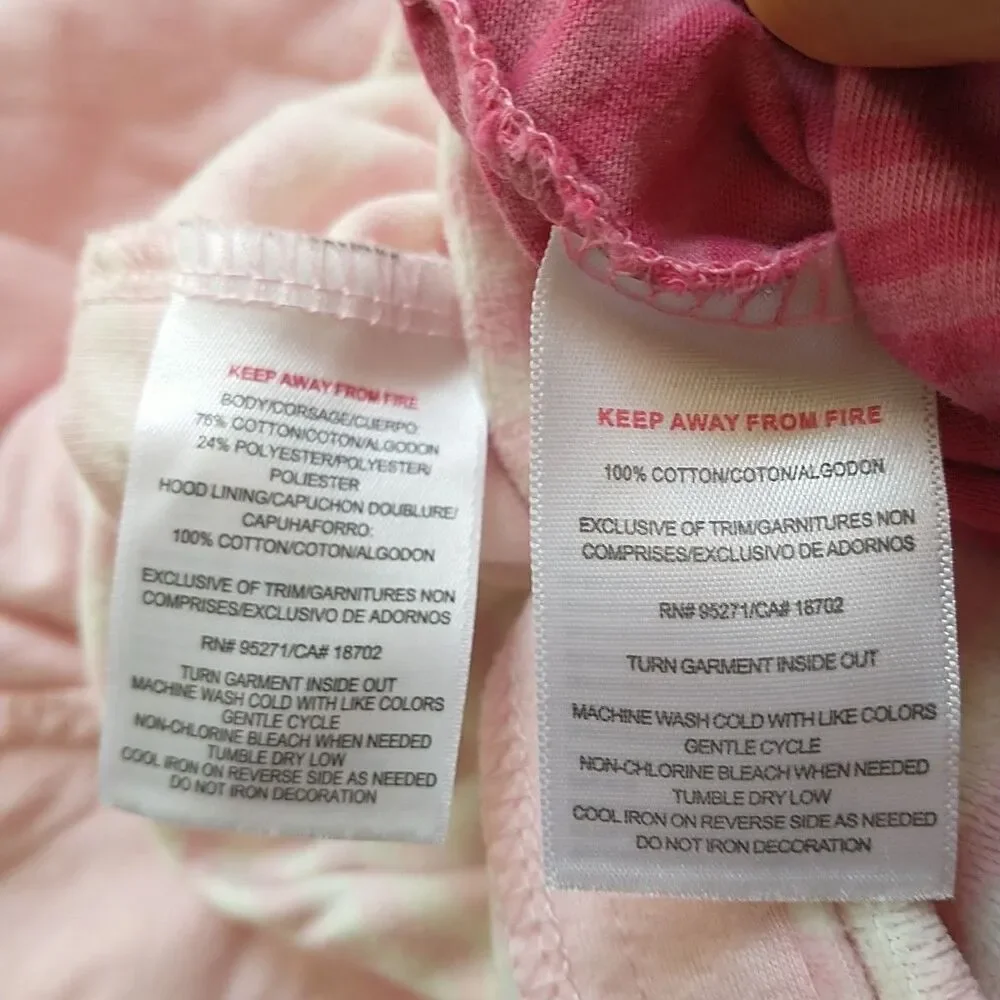 Juicy Couture Bodysuits Baby Girl 3-6-9M Pink Stripe Snap Logo Velour Bow 2X Set